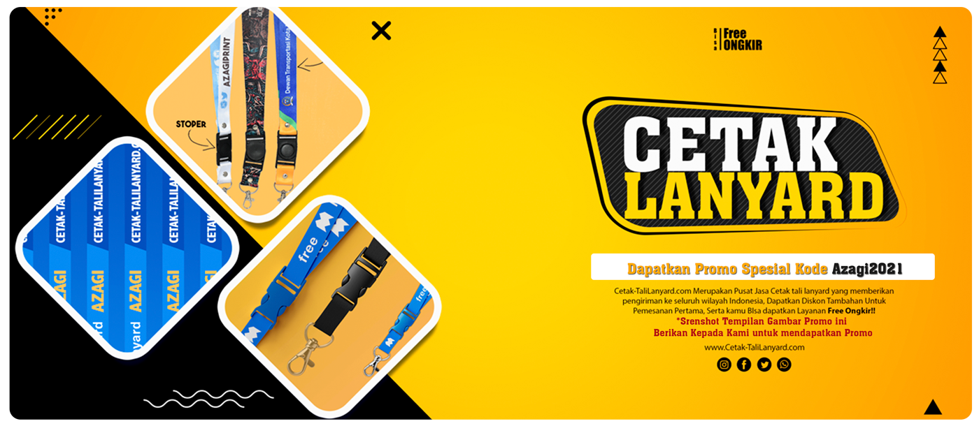 Jasa Cetak Tali Lanyard di Makassar Garansi 100% 2 Jasa cetak tali lanyard di Makassar