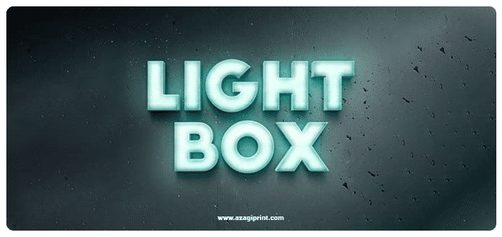 Jual Neon Box di Jakarta Pusat Bergaransi 100% 2 huruf timbul azagi